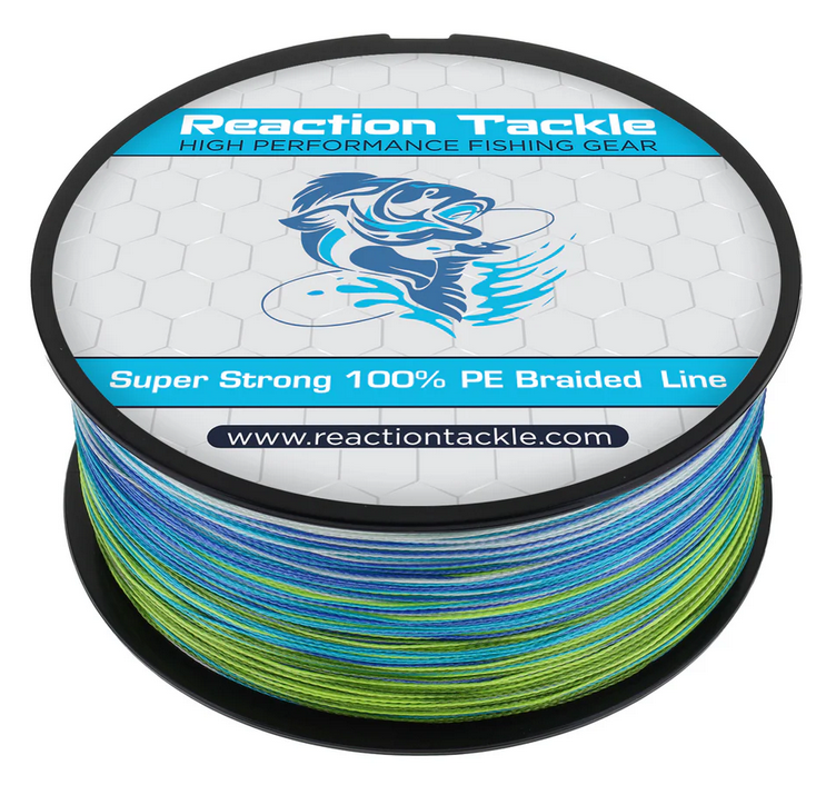 Reaction Tackle 4 Strand Braided Fishing Line - Mahi