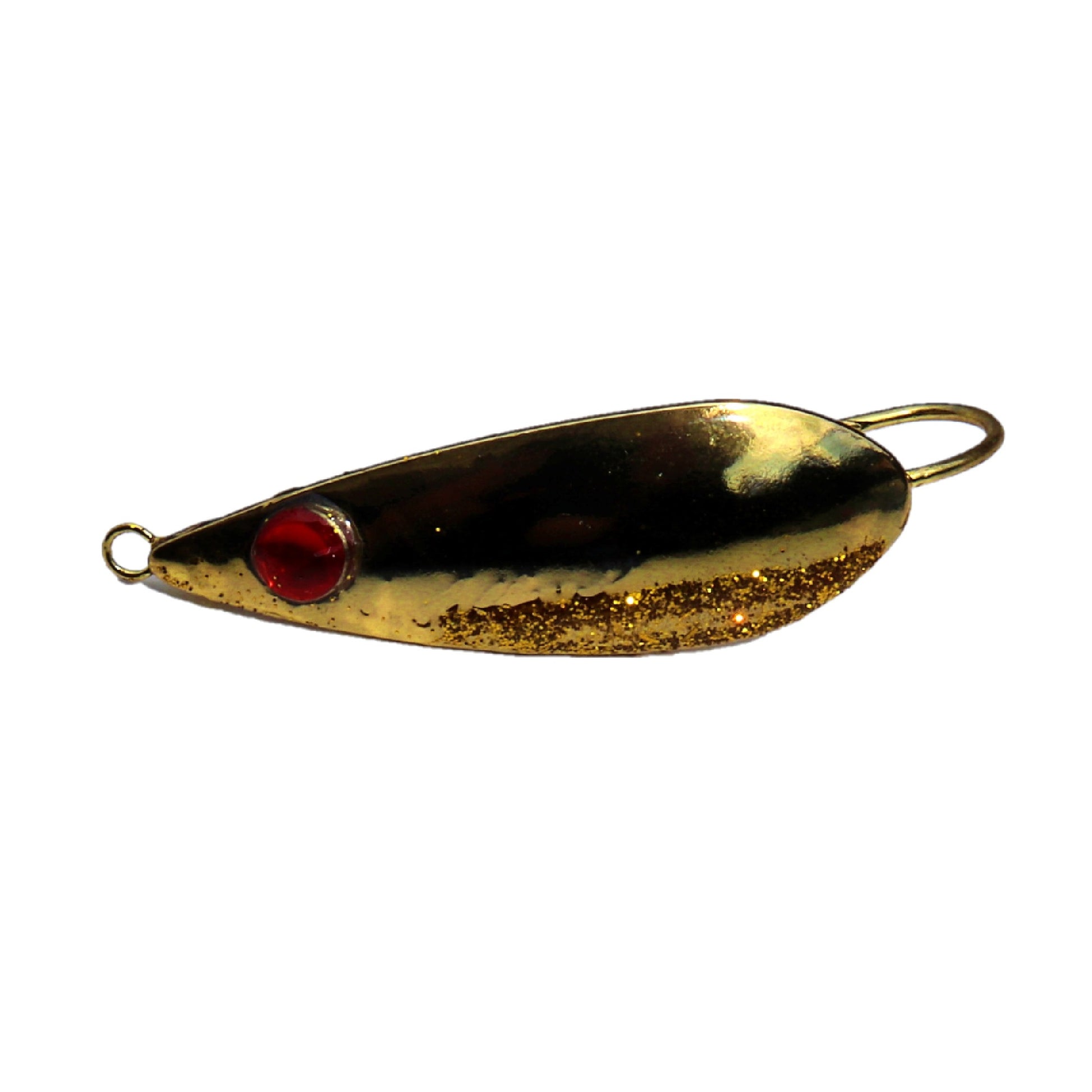 Texas Rattler - 3D Gold Weedless Rattling Spoon Single Hook – 3rd Coast  Fishin and Tackle