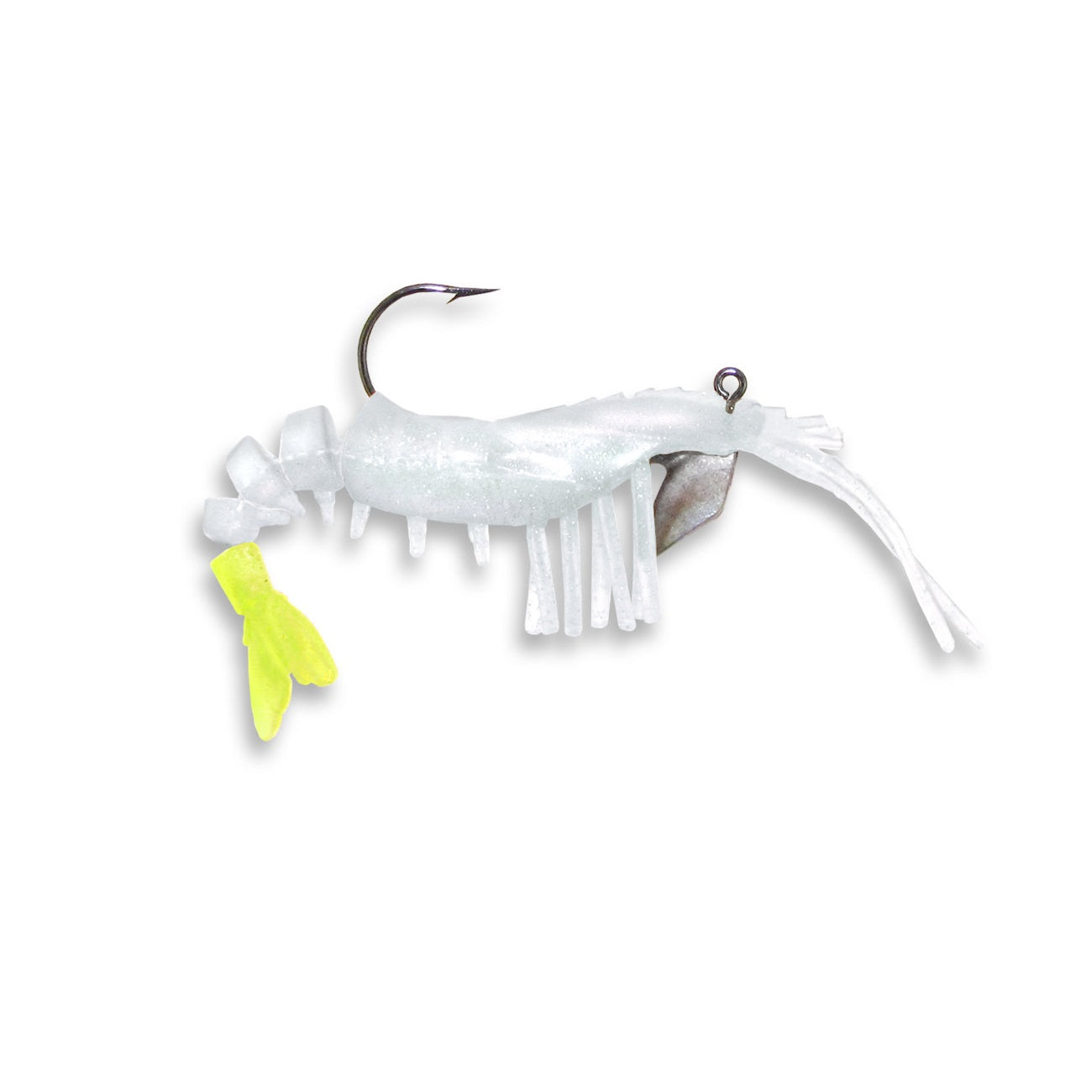 Vudu Shrimp Pearl/Chart 4 inch 1/4 oz (2pk) – 3rd Coast Fishin and Tackle